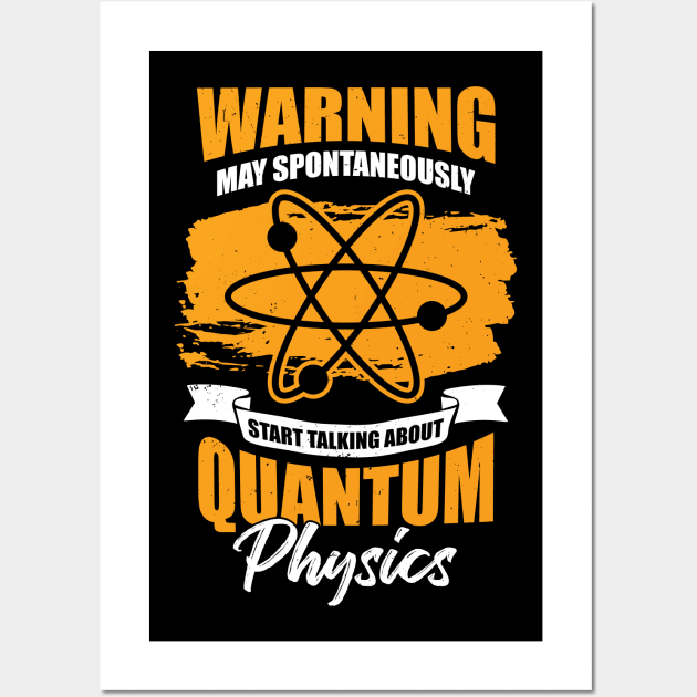 Quantum Physics Science Physicist Gift Wall Art by Dolde08